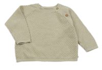 Béžový vzorovaný ľahký sveter