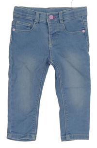 Světlemodré skinny rifle 