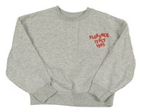 Sivá melírovaná mikina so srdcem Matalan