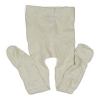 Smetanové punčocháče s mašličkami H&M