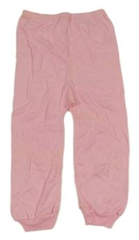 Svetloružové ľahké tepláky