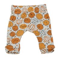 Sivo-oranžové tepláky s dýněmi Nutmeg