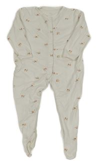 Biely kvetovaný overal Primark