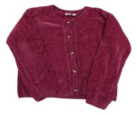 Fuchsiový žinylkový prepínaci sveter Manguun