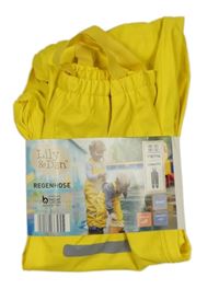 Nové - Žluté voděodolné laclové kalhoty Lily & Dan