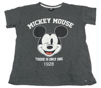 Tmavosivé tričko s Mickeym Disney