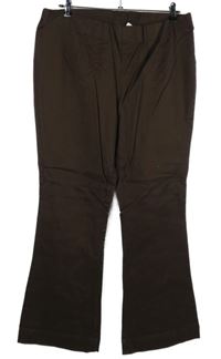 Dámské hnědé zvonové kalhoty Bonprix 