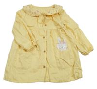 Žlté prepínaci šaty s králíčke Dunnes