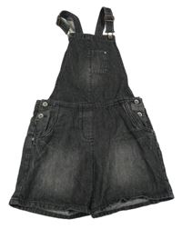 Čierne rifľové na traké kraťasy Next