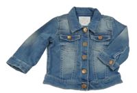 Modrá teplákovo/riflová bunda F&F