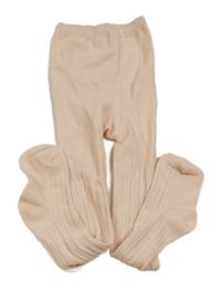 Svetloružové pančuchy so vzorom