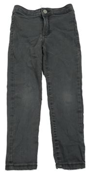 Tmavosivé skinny rifle Zara