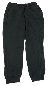 Černé tepláky s výšivkou Bjornborg