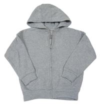 Sivá prepínaci mikina s kapucňou Primark