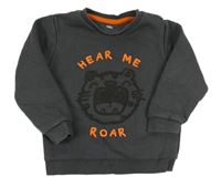 Sivá mikina s tigrom F&F