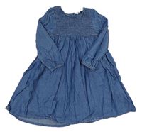 Modré šaty riflového vzhledu H&M