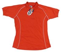 Nové - Červené polo tričko s proužky SW