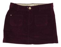 Purpurová menšestrová sukňa Zara