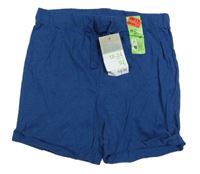 Nové - Tmavomodré bavlněné kraťasy Primark
