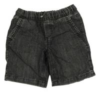 Šedé riflové kraťasy C&A