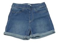 Svetlomodré elastické rifľové kraťasy H&M