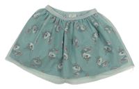 Mátová tylová sukňa s jednorožcami H&M