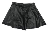 Čierna koženková sukňa H&M