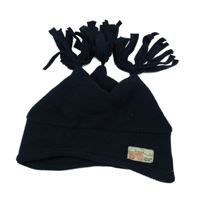 Tmavomodrá fleecová čepice s nášivkou impidimpi