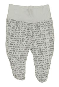 Bílé polodupky s nápisy C&A