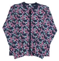 Tmavomodrá prepínaci mikina s motýlikmi ZEEMAN