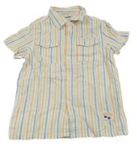 Pruhovaná košeľa s nášivkou Kiki&Koko