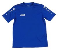 Safírové funkční sportovní tričko s logem JAKO