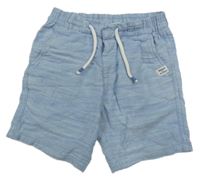 Modro-bílé melírované chino kraťasy H&M