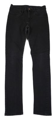 Černé skinny fit rifle H&M