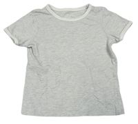 Sivé melírované tričko Primark