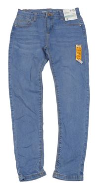 Modré skinny mid rise rifle Denim Co.