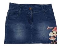 Modrá rifľová sukňa s Minnie zn. Disney