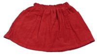 Červená menšestrová sukňa Next