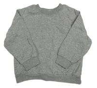 Sivá melírovaná mikina H&M