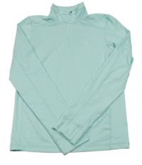 Tyrkysová športová mikina