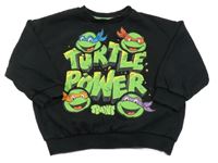 Černá mikina s Želvami Ninja