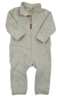 Béžový melírovaný pletený overal H&M
