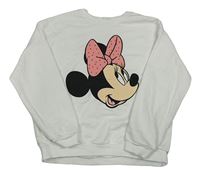 Biela mikina s Minnie H&M