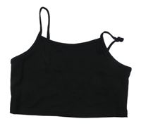 Čierny crop top Shein