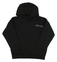 Čierna mikina s nápisom a kapucňou Primark