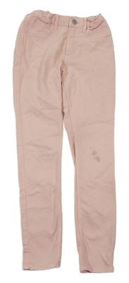 Ružové skinny fit rifle H&M
