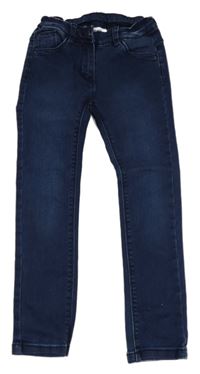 Tmavomodré skinny rifle Topolino