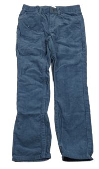 Tmavomodré manšestráky H&M