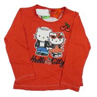 Nové - červené triko s Hello Kitty