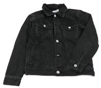 Černá riflová bunda Mango